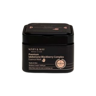 Mary&May - Premium Idebenone Blackberry Complex Essence Mask - Gesichtsmaske