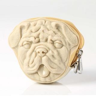 Adamo 3D Bag Original Casual Bull Dog 3D Coin Purse Ivory - One Size
