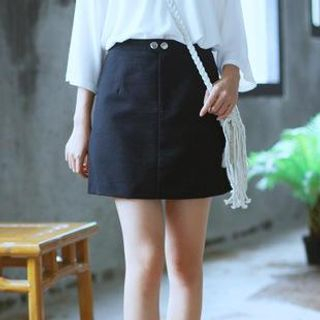 Sens Collection Colored Mini Skirt
