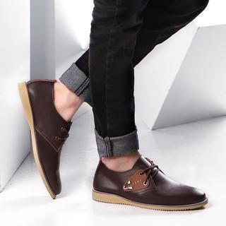 MARTUCCI Faux-Leather Oxford Shoes