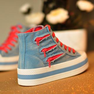 Solejoy Zip Canvas Sneakers