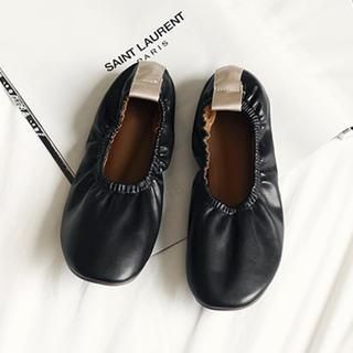 NANING9 Faux-Leather Slip-Ons