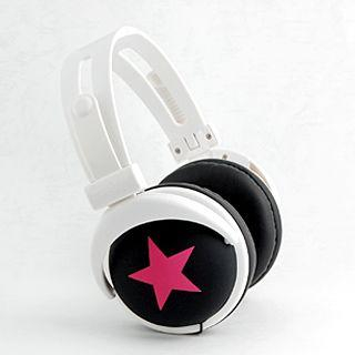 mix-style mix-style (Star-Bk*Pk) Stereo Headphones Star - Bk*Pk