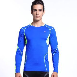 leevy Long-Sleeve Color-Block T-Shirt