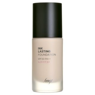 The Face Shop - Fmgt Ink Lasting Foundation Slim Fit Ex #V201 Apricot Beige (Bright Light Beige)