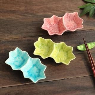 Timbera Maple Leaf Ceramic Sauce Plate