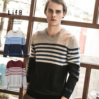 Life 8 Striped Knit Top