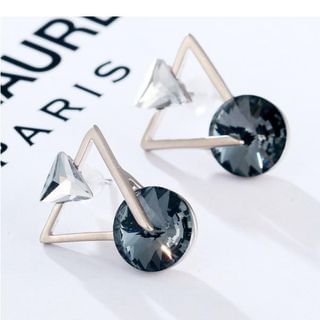Niceter Crystal Geometric Earrings