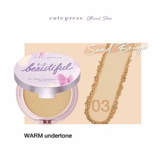 Cute Press - Airy Matte Foundation Powder Spf 30 Pa +++ 03 Sand Beige