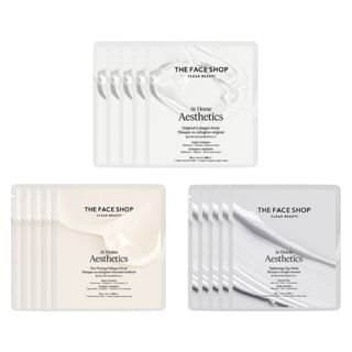 The Face Shop - At Home Aesthetics Mask Sheet Bundle Set - 3 Types Vita-Toning Collagen