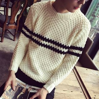 Dubel Contrast-Trim Sweater