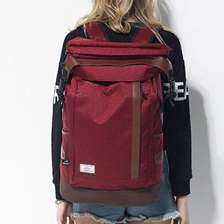 Mr.ace Homme Contrast-Trim Nylon Backpack