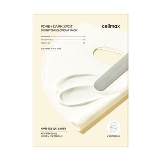 Celimax - Pore+ Dark Spot Brightening Cream Mask Set 20G X 4 Sheets