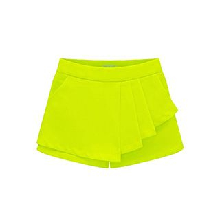 LIVA GIRL Frilled Mock Two Piece Shorts