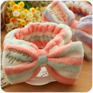 Momoi Stripe Bow Headband