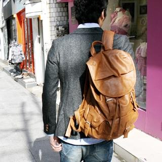 Buy Hwang Kum Style Faux Leather Backpacks 1022288679