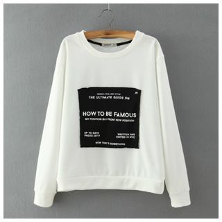Ainvyi Lettering Pullover