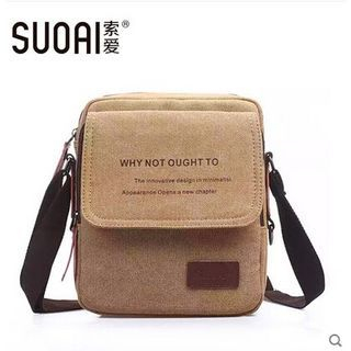 SUOAI Lettering Crossbody Bag