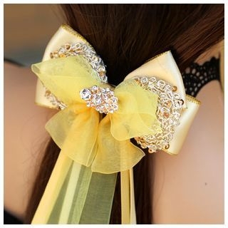 Amina Bow Accent Hair Barrette