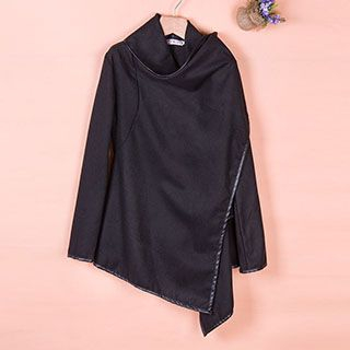 Supernova Asymmetric Piped Woolen Coat