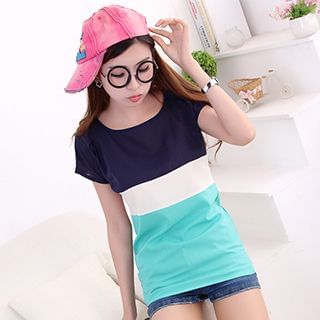 Rita Zita Colour Block Short-Sleeve T-shirt