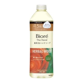 Kao - Biore The Hand Foaming Hand Wash Herbal Wood - 340Ml Refill