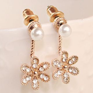 kissie kiss Flower Drop Earrings