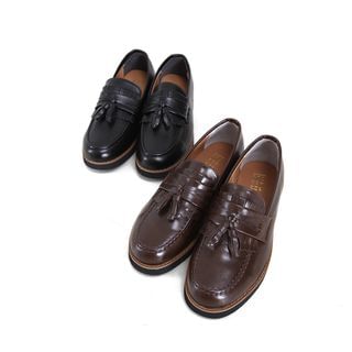 MODSLOOK Tassel-Trim Stitched Loafers