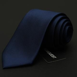 Romguest Patterned Neck Tie Navy Blue - One Size