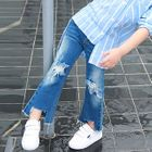 Kids Distressed Boot Cut Jeans от YesStyle.com INT Kids Distressed Boot Cut Jeans от YesStyle.com INT