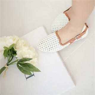 Styleberry Perforated Slip-Ons