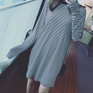 Champi Stripe Long-Sleeve Dress