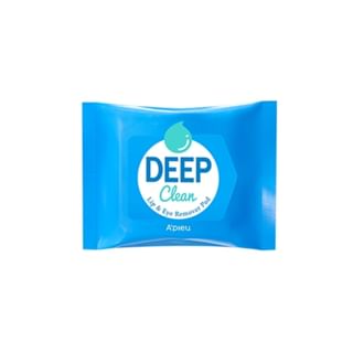 A'PIEU - Deep Clean Lip & Eye Remover Pad 20 pads
