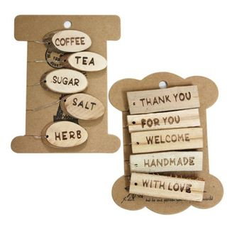iswas Wooden Gift Tag