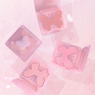Biya - Dreamy Misty Fine Shimmer Blusher - 7 Colors 208# Light Pink - 3.2G