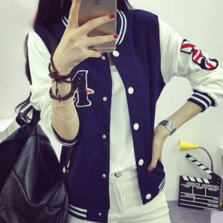 Magic Mirror Appliqu  Snap-Button Jacket