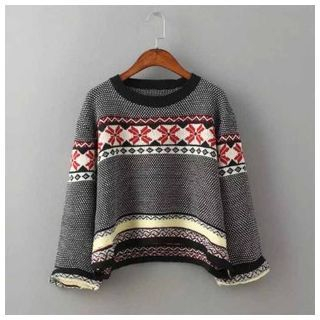 Ainvyi Print Sweater