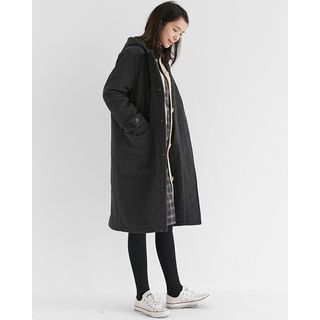 Someday, if Dual-Pocket Hooded Coat