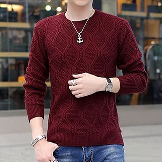 Besto Argyle Knit Sweater