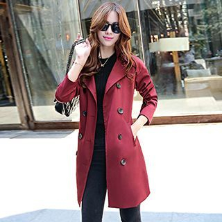 Romantica Double-Breasted Trench Coat