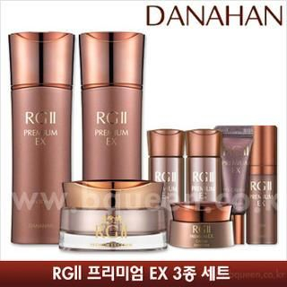 danahan RGII Premium EX Set: Skin 160ml + Emulsion 160ml + Cream 55ml + Skin 30ml + Emulsion 30ml + Essence 10ml + Eye Cream 8ml + Cream 15ml 8pcs