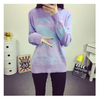 Cammi Horse Printed Sweater