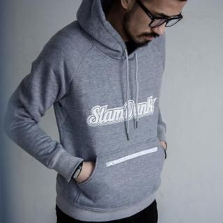 YIDESIMPLE Drawstring Lettering Hooded Pullover