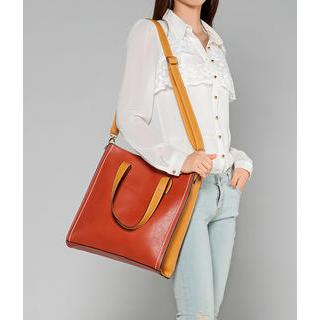 yeswalker Convertible Structured Tote Light Brown - One size