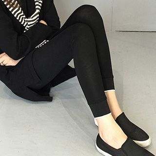 Eva Fashion Ribbed Panel Leggings