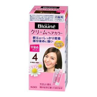 Kao - Blaune Treatment Color Cream 04 Light Chestnut