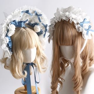 Ribbon Accent Lace Headband