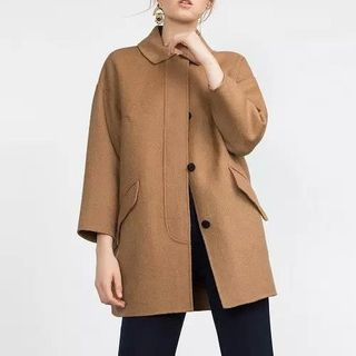 Chicsense Buttoned Coat