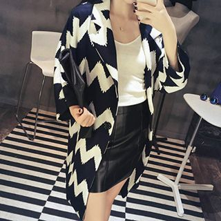 Ashlee Patterned Long Jacket