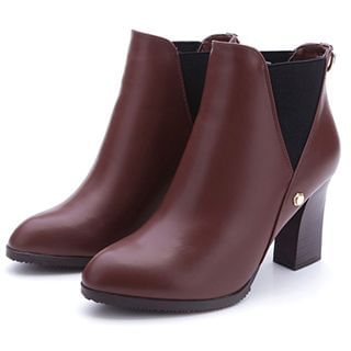 DUSTO Chunky Heel Ankle Boots